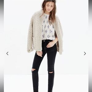 Madewell 9" High-Rise Skinny Jeans dark denim